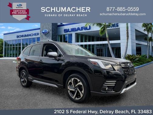 Crystal Black Silica 2023 Subaru Forester Touring