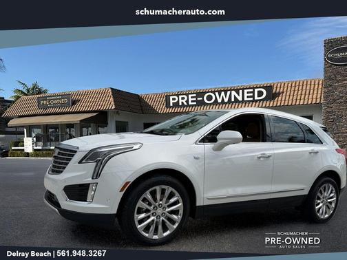 Crystal White Tri-Coat 2017 Cadillac XT5 Platinum