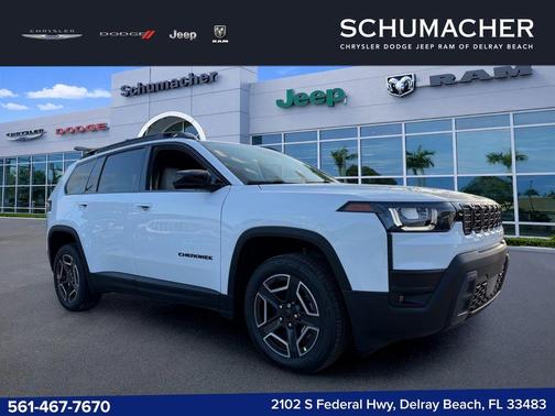 Bright White Clearcoat 2026 Jeep Cherokee LAREDO/LIMITED