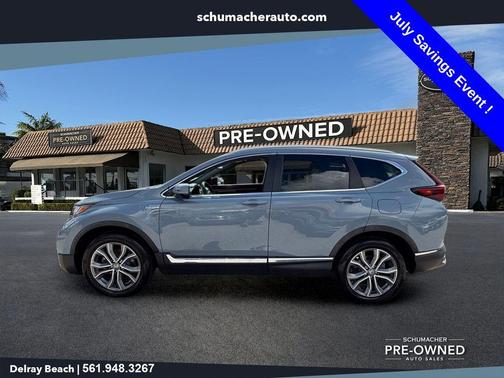Gray 2022 Honda CR-V Hybrid Touring