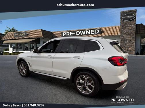 White Metallic 2022 BMW X3 xDrive30i