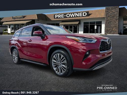 Ruby Flare Pearl 2021 Toyota Highlander Platinum