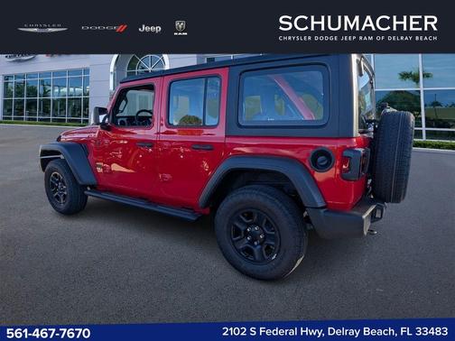 Firecracker Red Clearcoat 2026 Jeep Wrangler Sport