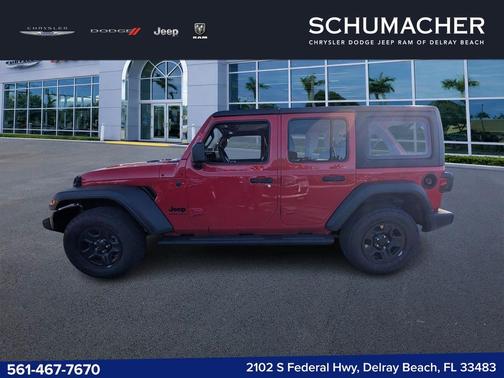 Firecracker Red Clearcoat 2026 Jeep Wrangler Sport