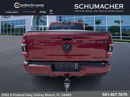 Delmonico Red Pearlcoat 2022 RAM 2500 Laramie