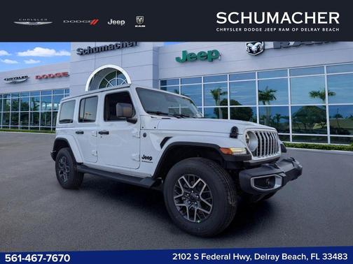Bright White Clearcoat 2026 Jeep Wrangler Sahara