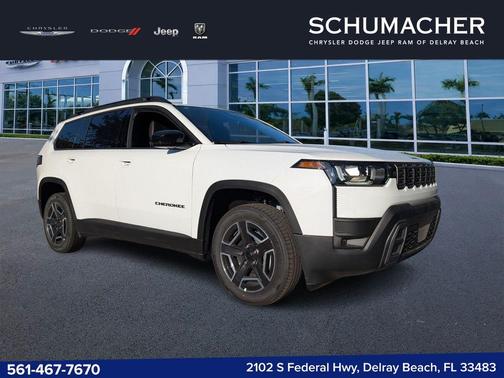 Bright White Clearcoat 2026 Jeep Cherokee LAREDO/LIMITED