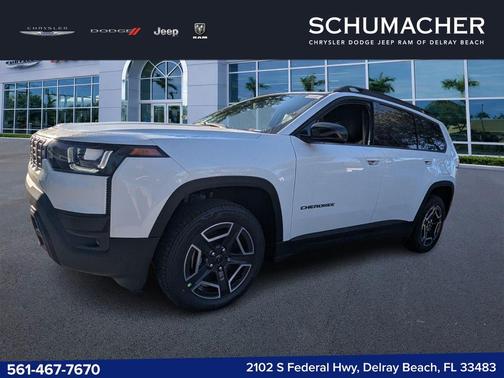 Bright White Clearcoat 2026 Jeep Cherokee LAREDO/LIMITED