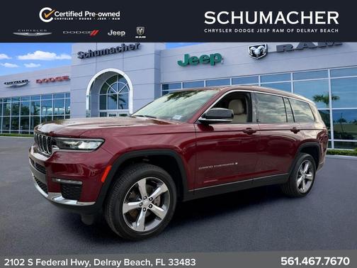 Velvet Red Pearlcoat 2022 Jeep Grand Cherokee L Limited