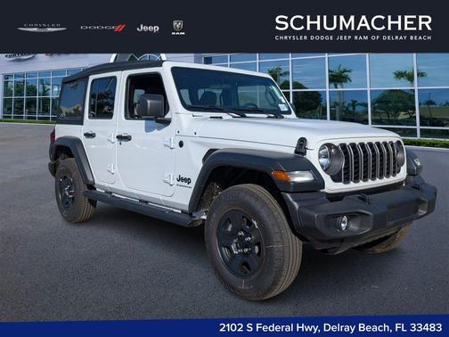 Bright White Clearcoat 2026 Jeep Wrangler Sport
