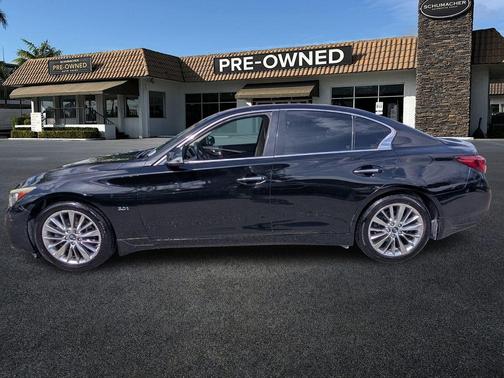 Black Obsidian 2018 INFINITI Q50 3.0t LUXE