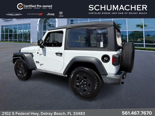 Bright White Clearcoat 2023 Jeep Wrangler Sport