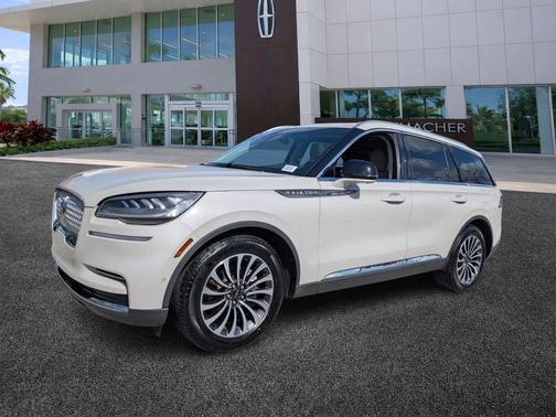 Pearl Metallic 2023 Lincoln Aviator Reserve RWD