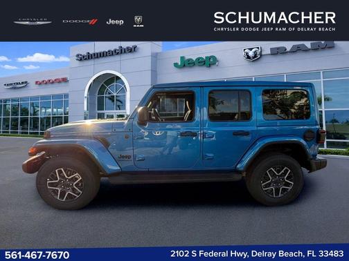 Hydro Blue Pearl 2026 Jeep Wrangler Sahara