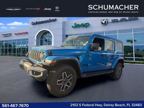 Hydro Blue Pearl 2026 Jeep Wrangler Sahara