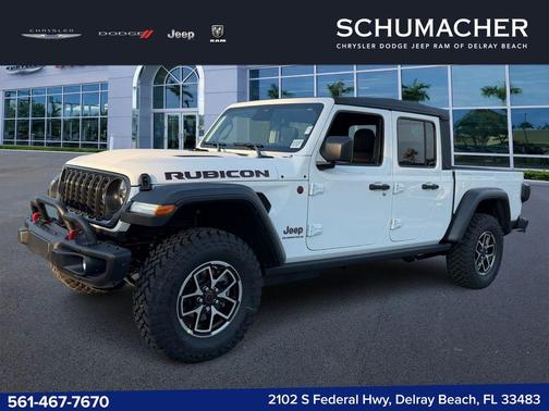 Bright White Clearcoat 2026 Jeep Gladiator Rubicon