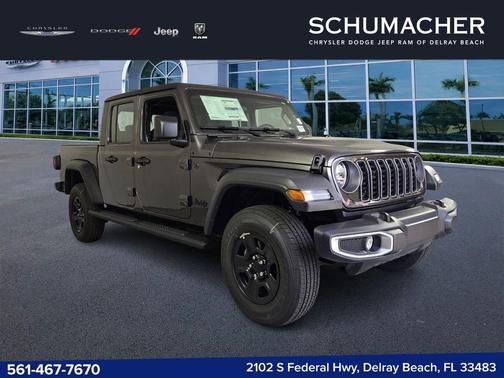Granite Crystal Clearcoat Metallic 2026 Jeep Gladiator Sport