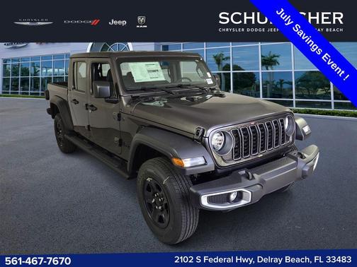 Granite Crystal Clearcoat Metallic 2026 Jeep Gladiator Sport