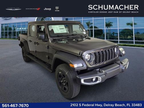 Granite Crystal Clearcoat Metallic 2026 Jeep Gladiator Sport