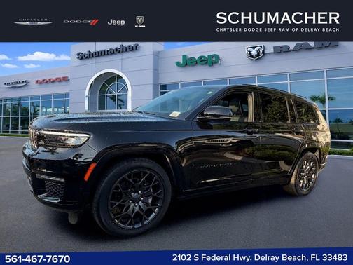 Diamond Black 2025 Jeep Grand Cherokee L Summit