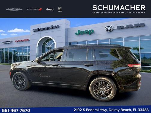 Diamond Black 2025 Jeep Grand Cherokee L Summit