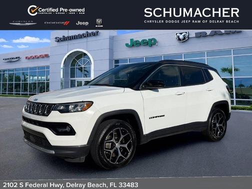 Bright White Clearcoat 2024 Jeep Compass Limited