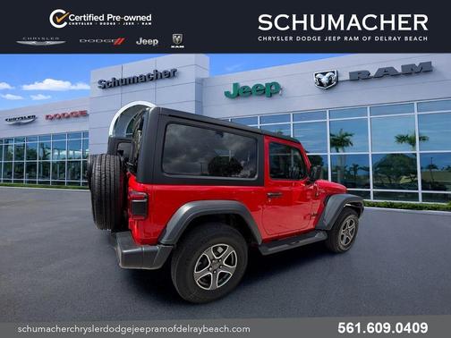Firecracker Red Clearcoat 2023 Jeep Wrangler Sport