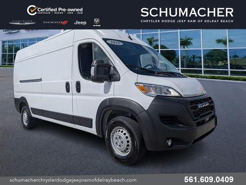 Bright White Clearcoat 2025 RAM ProMaster 2500 High Roof