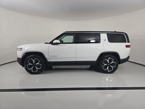 Glacier White 2024 Rivian R1S Adventure Quad Motor Large Pack