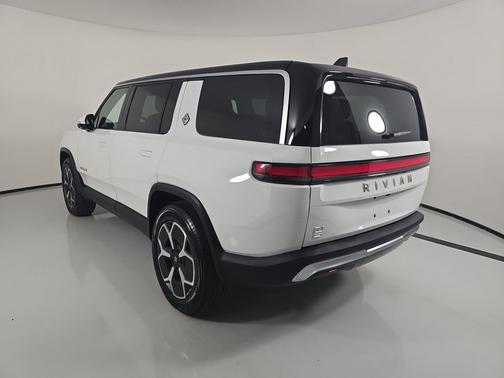 Glacier White 2024 Rivian R1S Adventure Quad Motor Large Pack