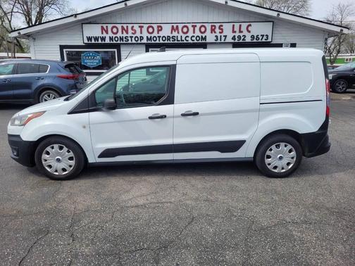 Frozen White 2020 Ford Transit Connect XL Cargo Van