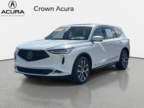 Platinum White Pearl 2023 Acura MDX Technology Package