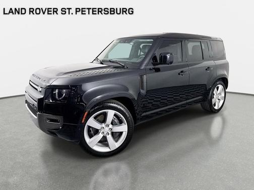Santorini Black Metallic 2025 Land Rover Defender 110 P500 X-Dynamic SE