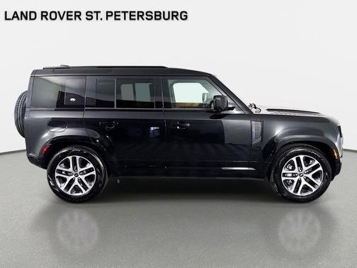 Santorini Black Metallic 2024 Land Rover Defender 110 P400 X-Dynamic SE
