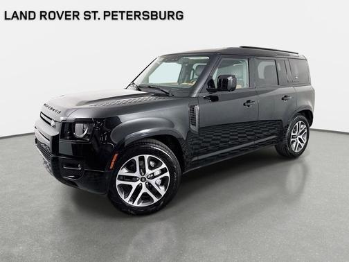 Santorini Black Metallic 2024 Land Rover Defender 110 P400 X-Dynamic SE