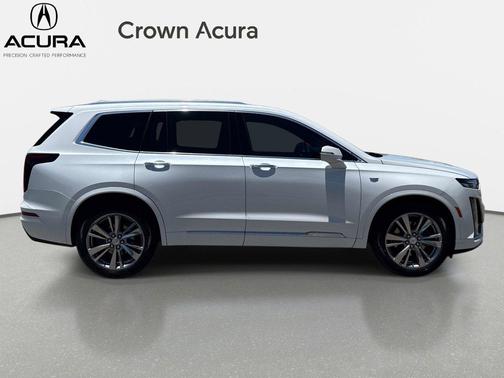 Crystal White Tricoat 2023 Cadillac XT6 Premium Luxury FWD