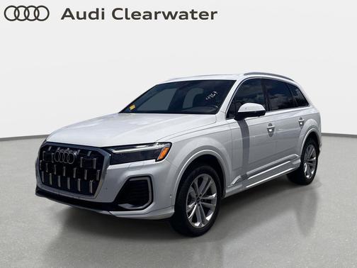 White 2025 Audi Q7 55 Premium Plus