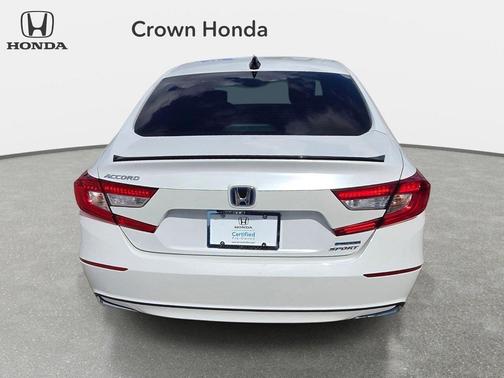 Platinum White Pearl 2022 Honda Accord Hybrid Sport