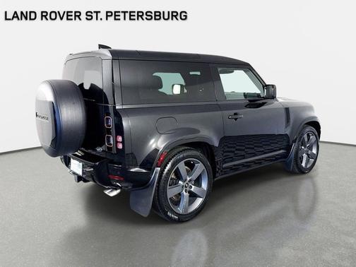 Santorini Black Metallic 2023 Land Rover Defender V8
