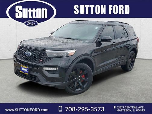 Agate Black Metallic 2022 Ford Explorer ST