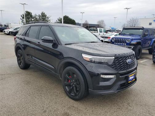 Agate Black Metallic 2022 Ford Explorer ST