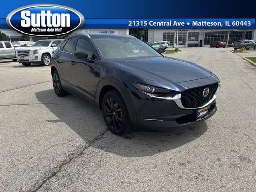 Deep Crystal Blue Mica 2022 Mazda CX-30 2.5 Turbo Premium Package
