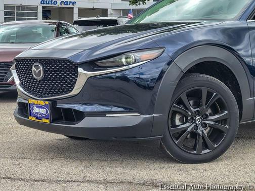 Deep Crystal Blue Mica 2022 Mazda CX-30 2.5 Turbo Premium Package