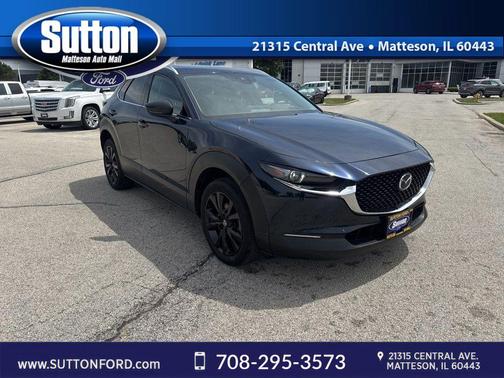 Deep Crystal Blue Mica 2022 Mazda CX-30 2.5 Turbo Premium Package