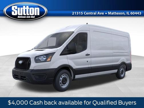 Oxford White 2026 Ford Transit-250 148 WB Medium Roof Cargo