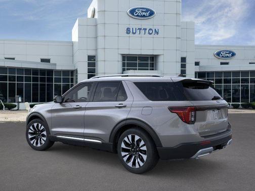 Gray Metallic 2026 Ford Explorer Platinum