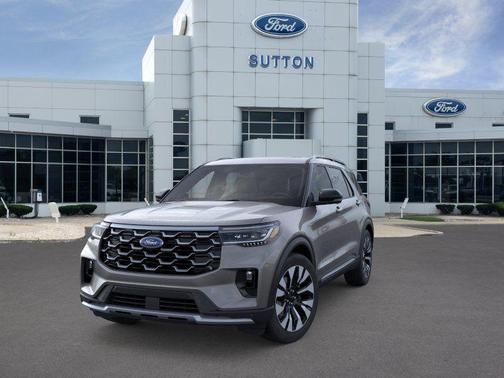 Gray Metallic 2026 Ford Explorer Platinum