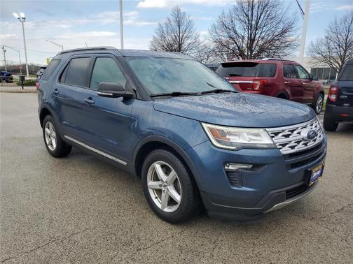 Blue Metallic 2019 Ford Explorer XLT