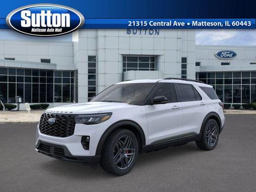 White Metallic 2026 Ford Explorer ST-Line