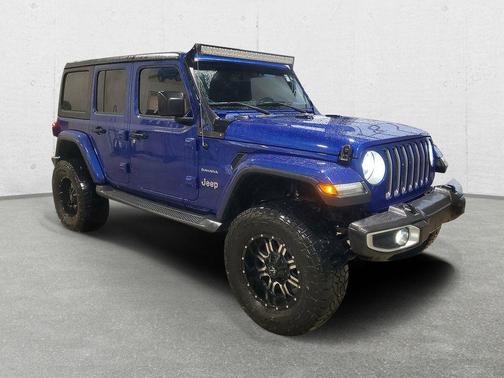Ocean Blue Metallic 2018 Jeep Wrangler Unlimited Sahara